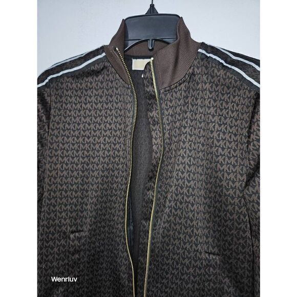 Michael Kors Logo Track Jacket Gold Detail - Picture 2 of 5
